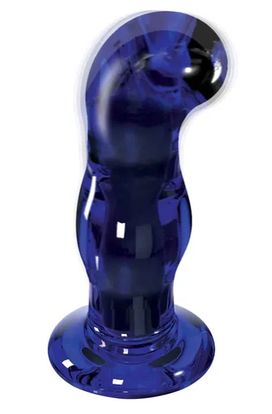 ToyJoy Gleaming Vibrating Glass Plug 11,5 cm Analplugg i glas