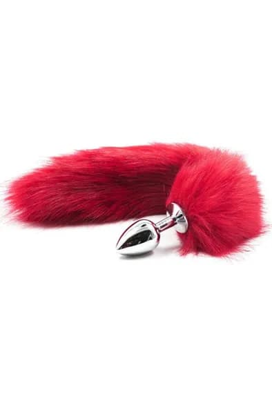 TOYZ4LOVERS Fox Tail Red Analplugg med svans