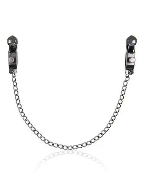TOYZ4LOVERS Hard Nipple Clamps Bröstklämmor med kedja