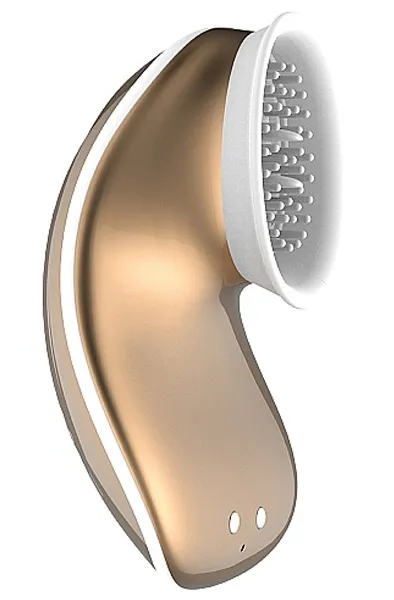 Twitch Hands-free Suction & Vibration Toy Gold Klitorisstimulator