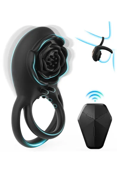 Vibrating Cockring With Remote Control Penisring med vibrator