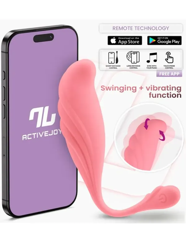 Vibrating Egg With Waving & App Appstyrt vibrerande ägg