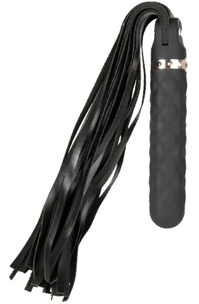 Vibrating Flogger Black Vibrator