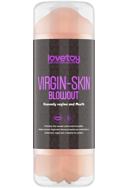 Virgin-Skin Double Blowout Vagina & Mouth Stroker