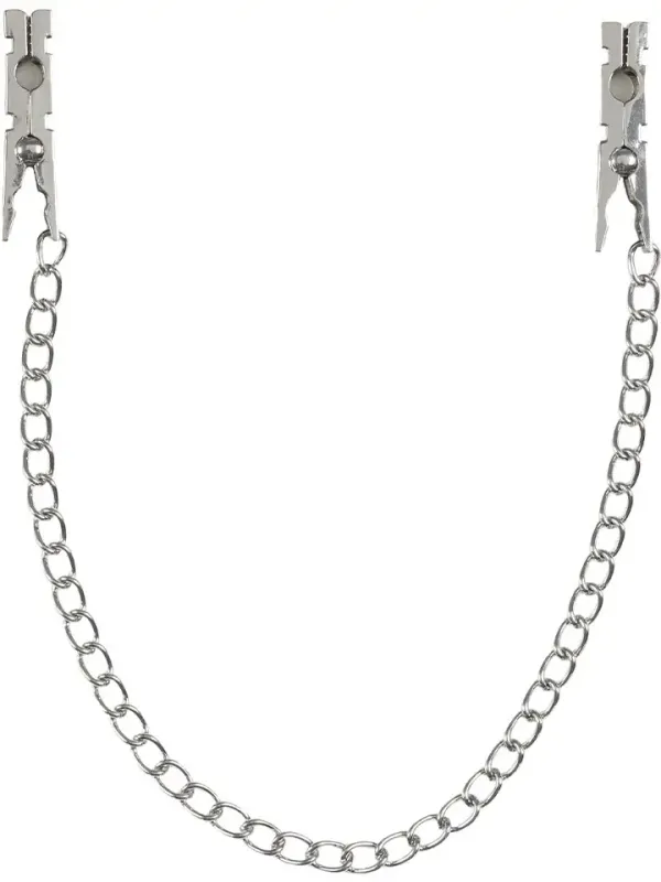 Virgite Nipple Clamps With Chain Bröstvårtsklämmor med kedja