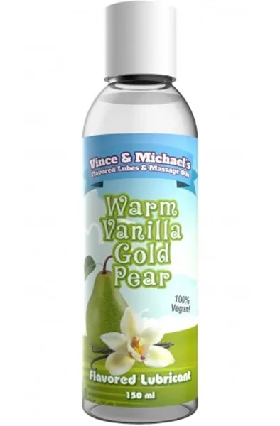 Warm Vanilla Gold Pear Flavored Lubricant 150ml Glidmedel med smak