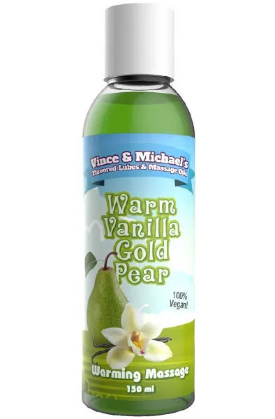 Warm Vanilla Gold Pear Warming Massage 150ml Massageolja