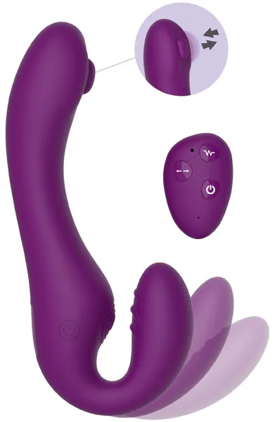 XOCOON Strapless Strap-On Pulse Vibe Strap-on