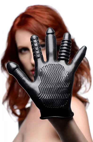 XR Play Hard Pleasure Poker Anal Glove Analstimulering handske