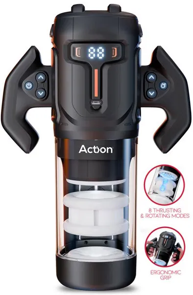 Zyon Thrusting & Rotating Masturbator Masturbator med motor