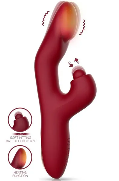 Velter Soft Clit Hitting Ball With Vibration & Heat Vibrator
