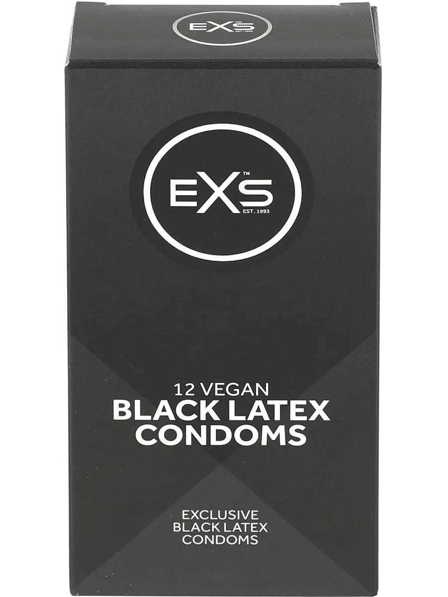 EXS Black Latex: Kondomer, 12-pack