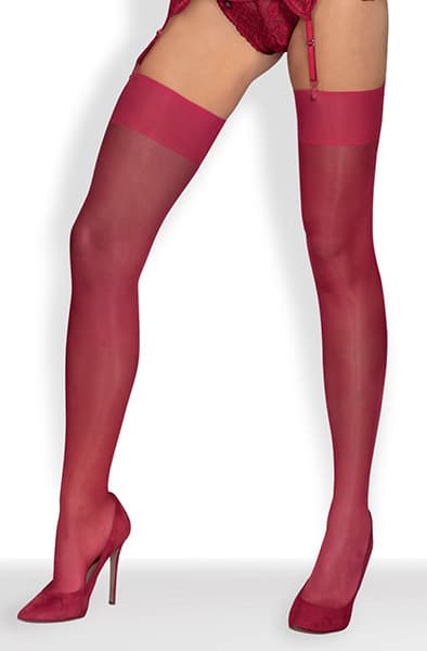 S800 - Rubinröda Stockings