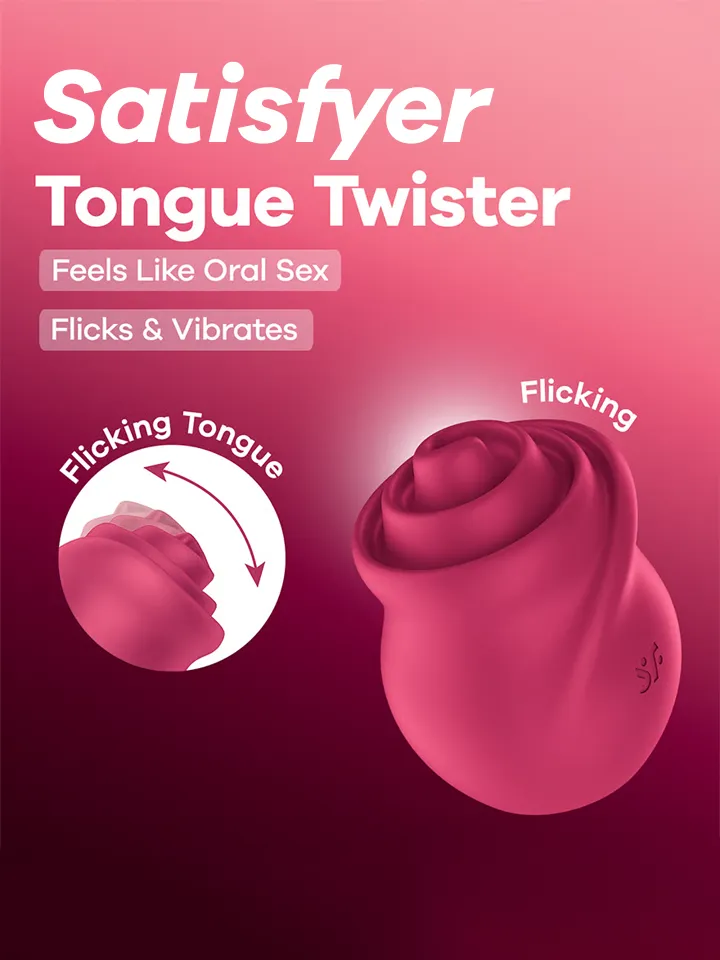 Satisfyer Tongue Twister Flicking Tongue Vibrator Klitorisvibrator