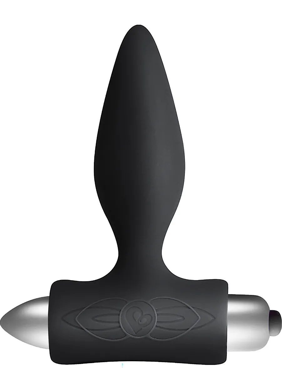 Rocks Off Petite Sensations Plug Black Analplugg med vibrator