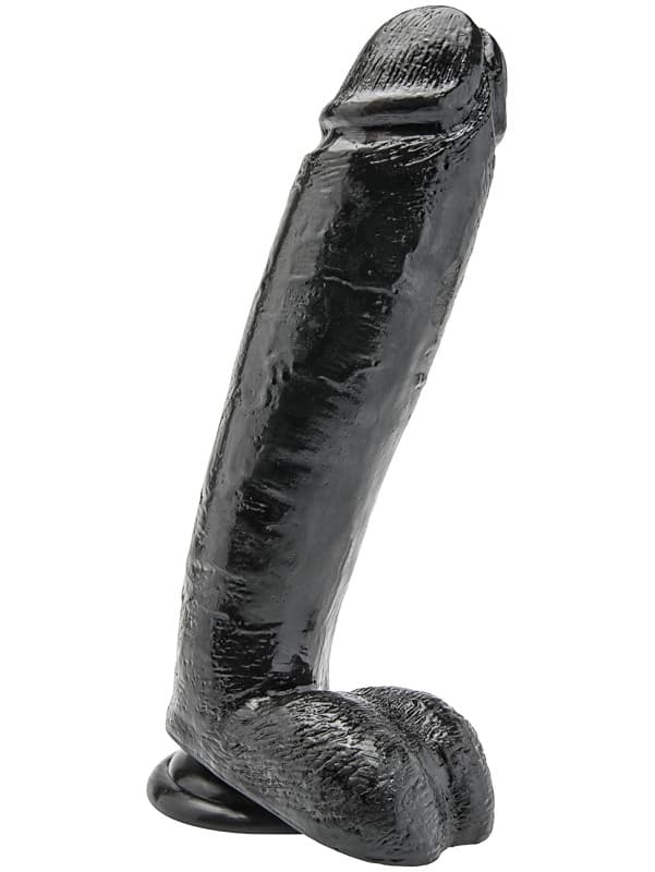 ToyJoy Get Real Cock With Balls Black 25,5 cm