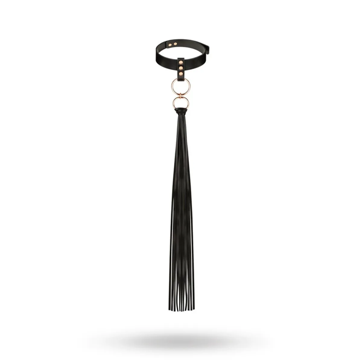 Rosy Gold Collar With Flogger