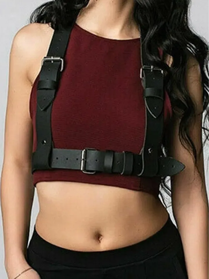 KinkHarness Xenia Harness Black Bondage sele