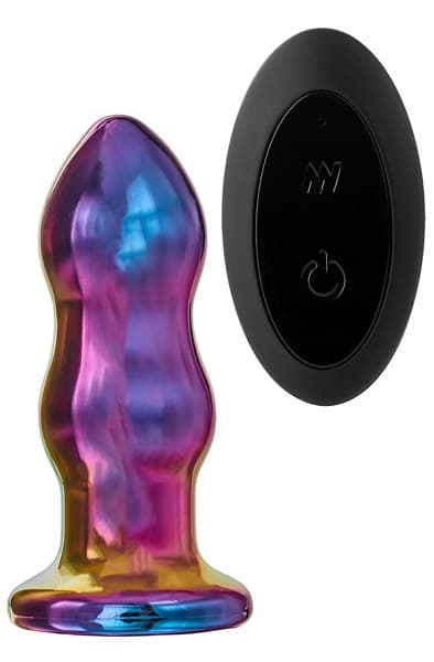 Glamour Glass Remote Vibe Curved Plug