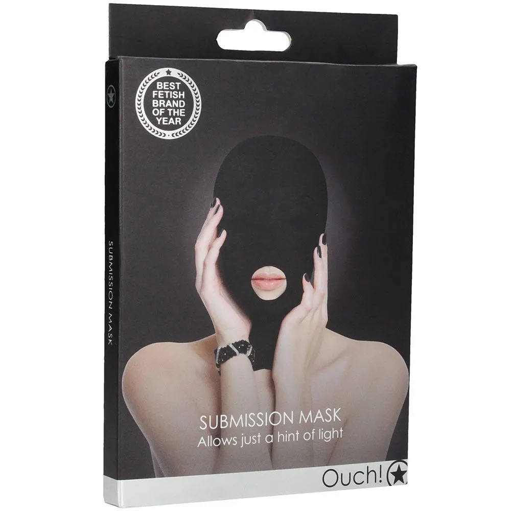 Shots Submission Mask Black BDSM mask