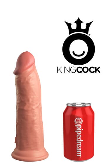 King Cock Elite 20CM Silicone Dual Density Cock - Light