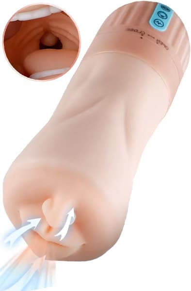 Suckstroker 2.0 Sucking & Vibrating Masturbator Masturbator med motor
