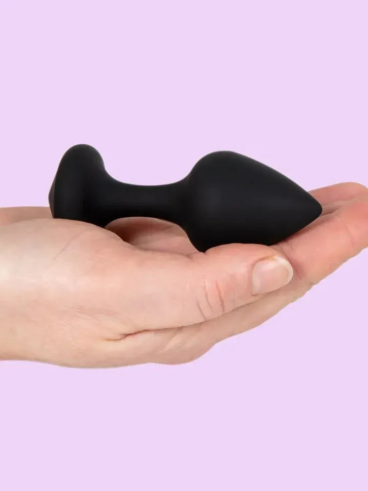 The Best Silicone Beginner Plug Black Small Analplugg