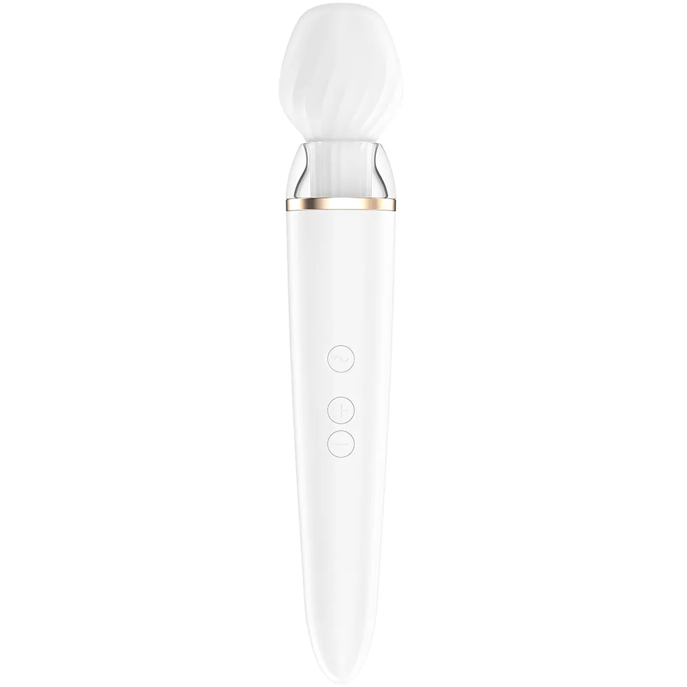Satisfyer Double Wand-er Appstyrd Magic Wand White