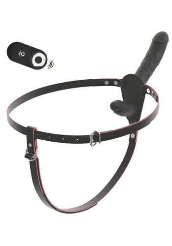 Wireless Vibrating Double Strap-On