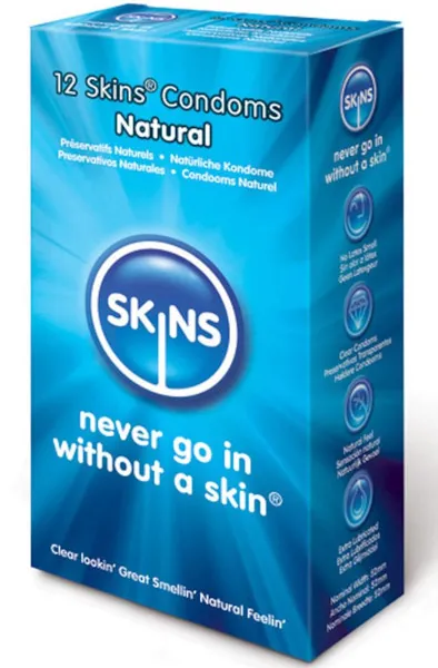 Skins Natural Kondomer 12-pack Kondomer