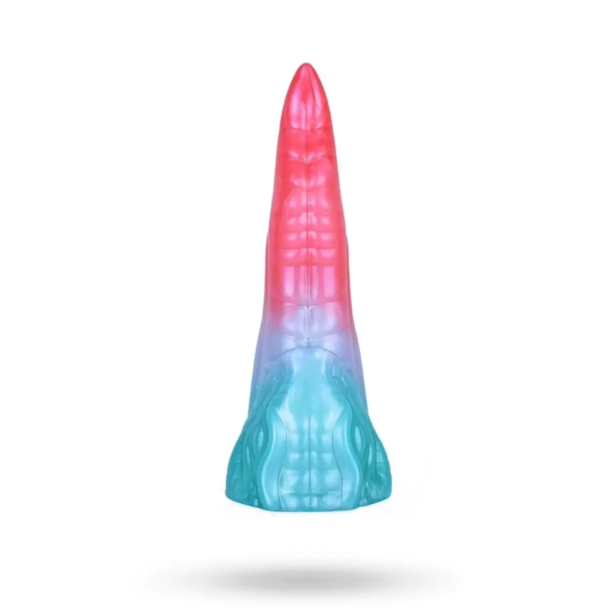 Alien Beast Cyan Rainbow Dildo 21 cm