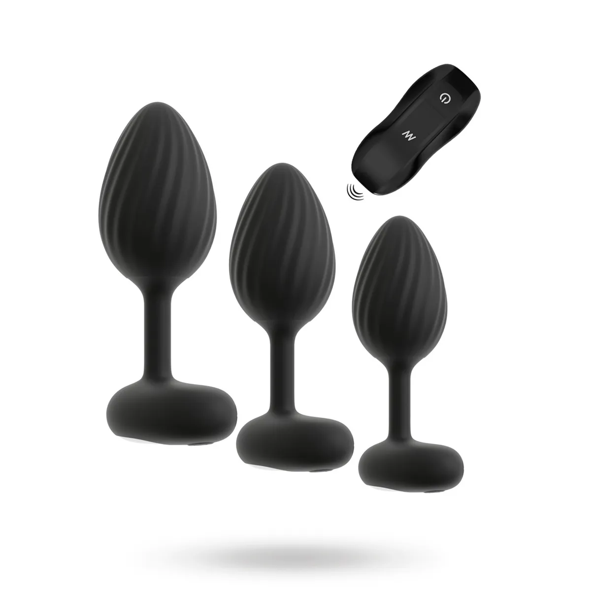 Anos - RC Butt Plug Set With Vibration