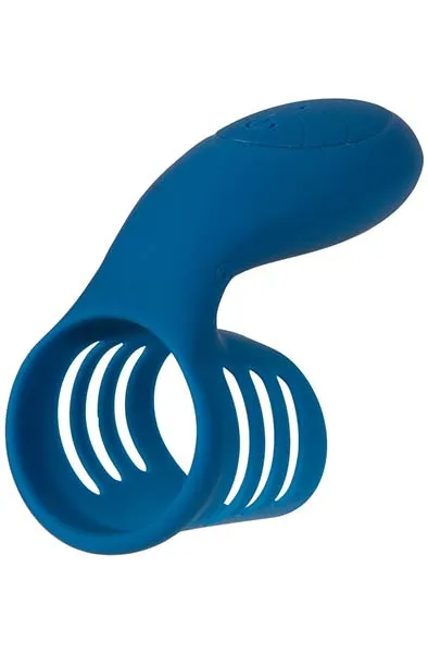 Vibrating Silicone Clit Tickling Ring Penisring med vibrator