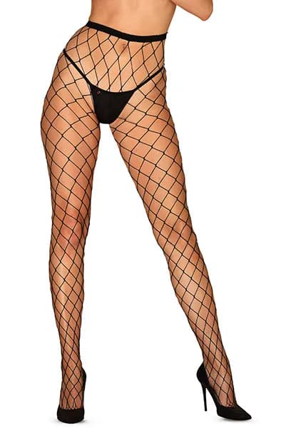 Obsessive S812 Tights Black S/M/L Fishnet Strumpbyxa