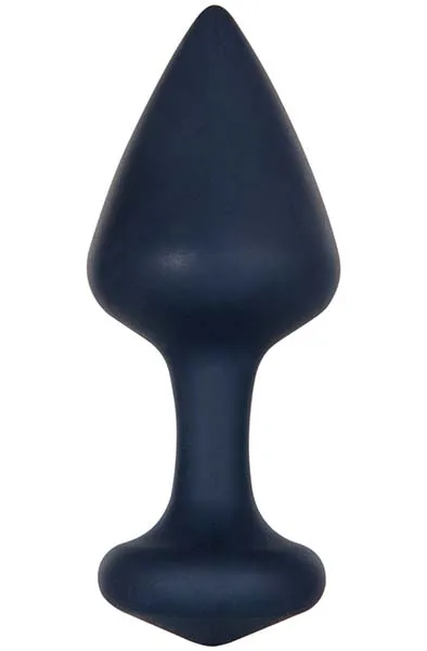 The Best Silicone Beginner Plug Dark Blue Medium Buttplug
