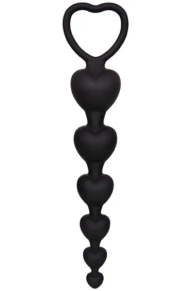 Black Silicone Anal Beads 19 cm Analkulor