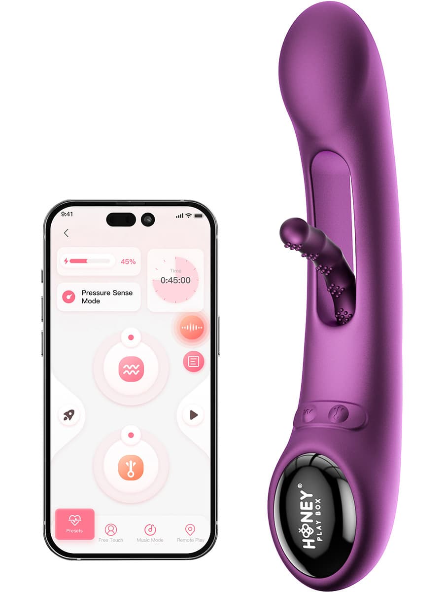 Pressure Sensing App-Controlled G-spot Vibrator