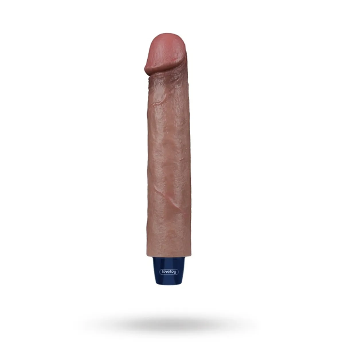 Real Softee Vibrating Dildo Brown 22,5 cm Vibrerande dildos
