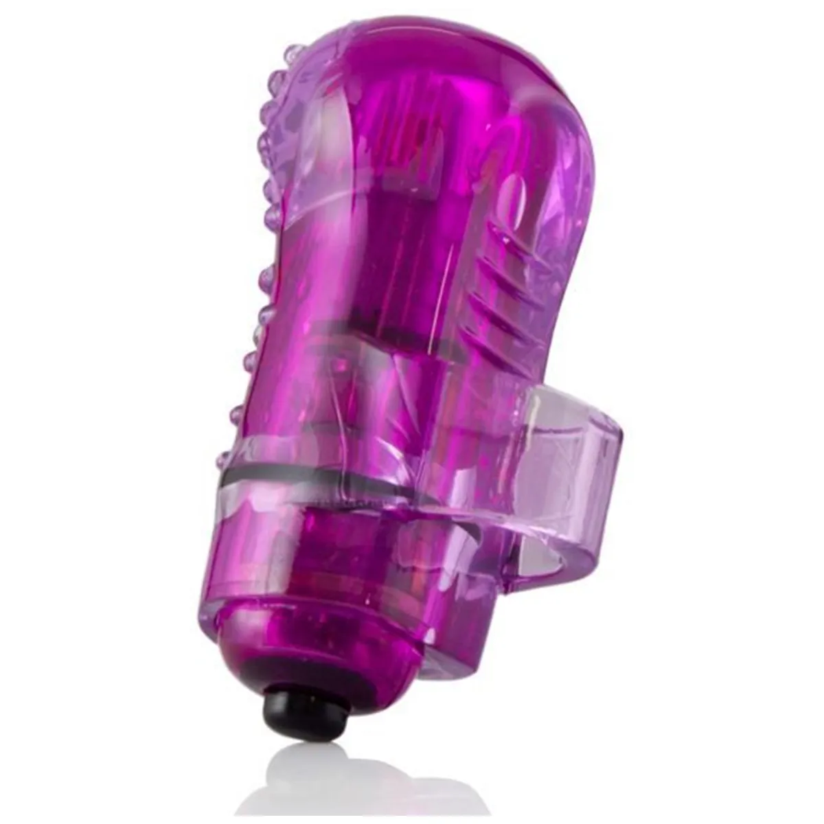 Screaming O The FingO Nubby Purple Fingervibrator