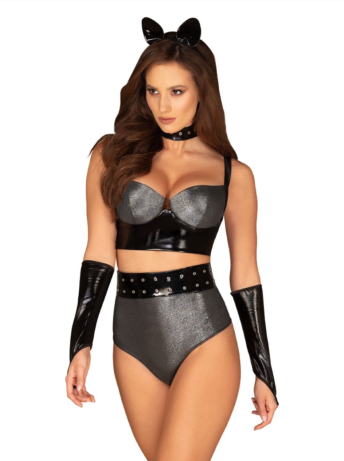 Obsessive Silveria Set S/M Sexiga underkläder