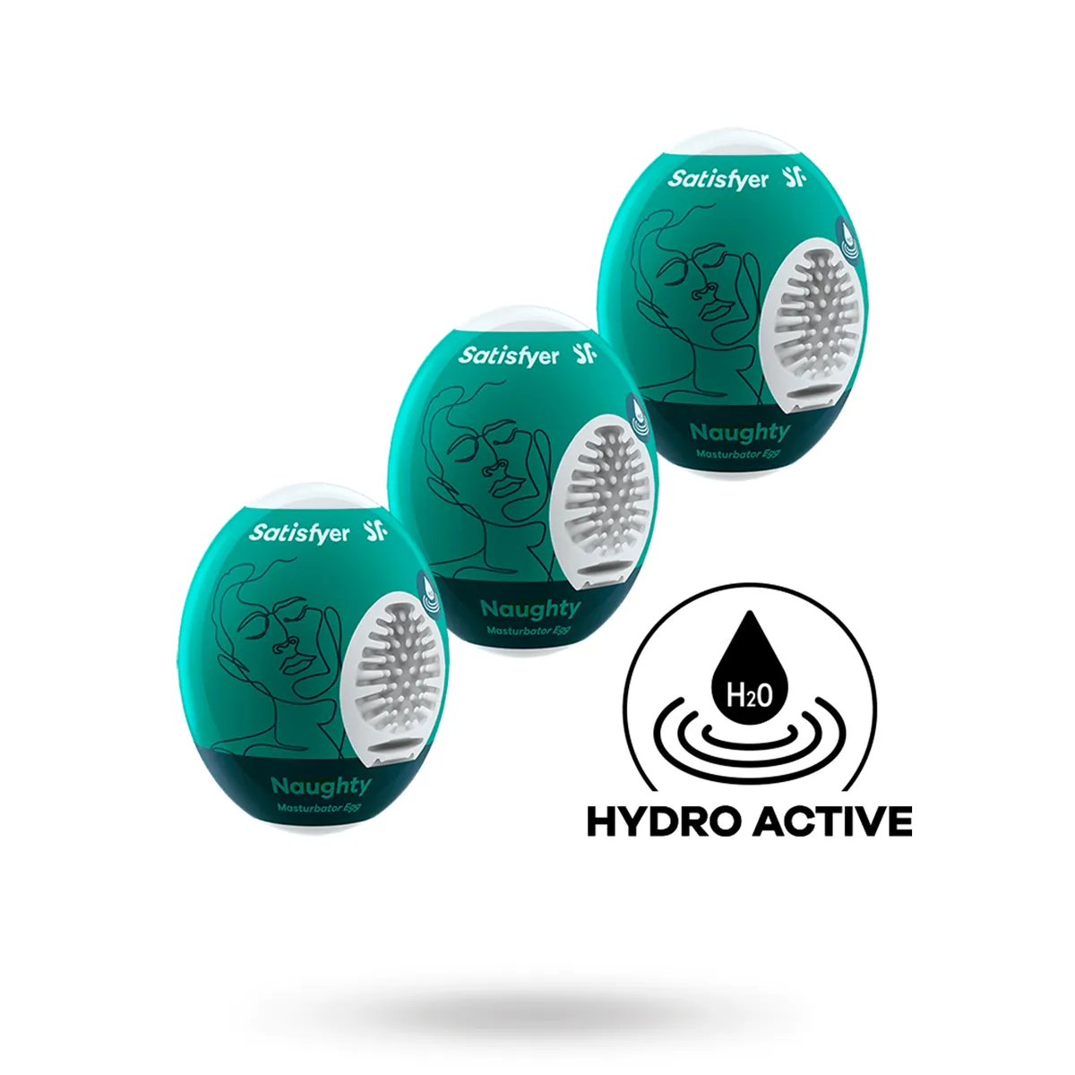 Satisfyer Naughty Masturbator Egg 3-pack