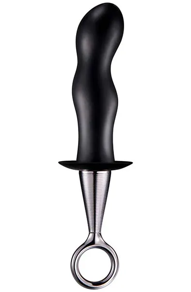 Silicone Butt Plug With Finger Ring 22,5 cm Analplugg med dragring