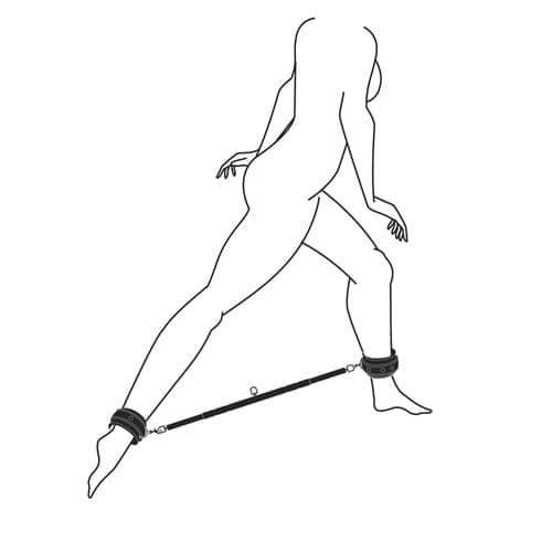 Expander Spreader Bar & Cuffs Set 68 cm