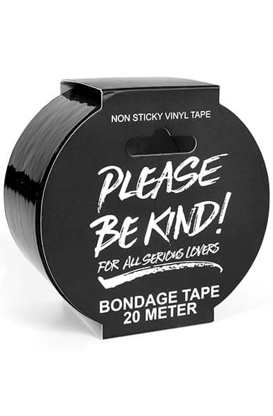 Svart Bondage Tejp - 20 m