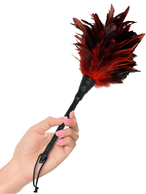 Pipedream Frisky Feather Duster Red Fjäder tickler