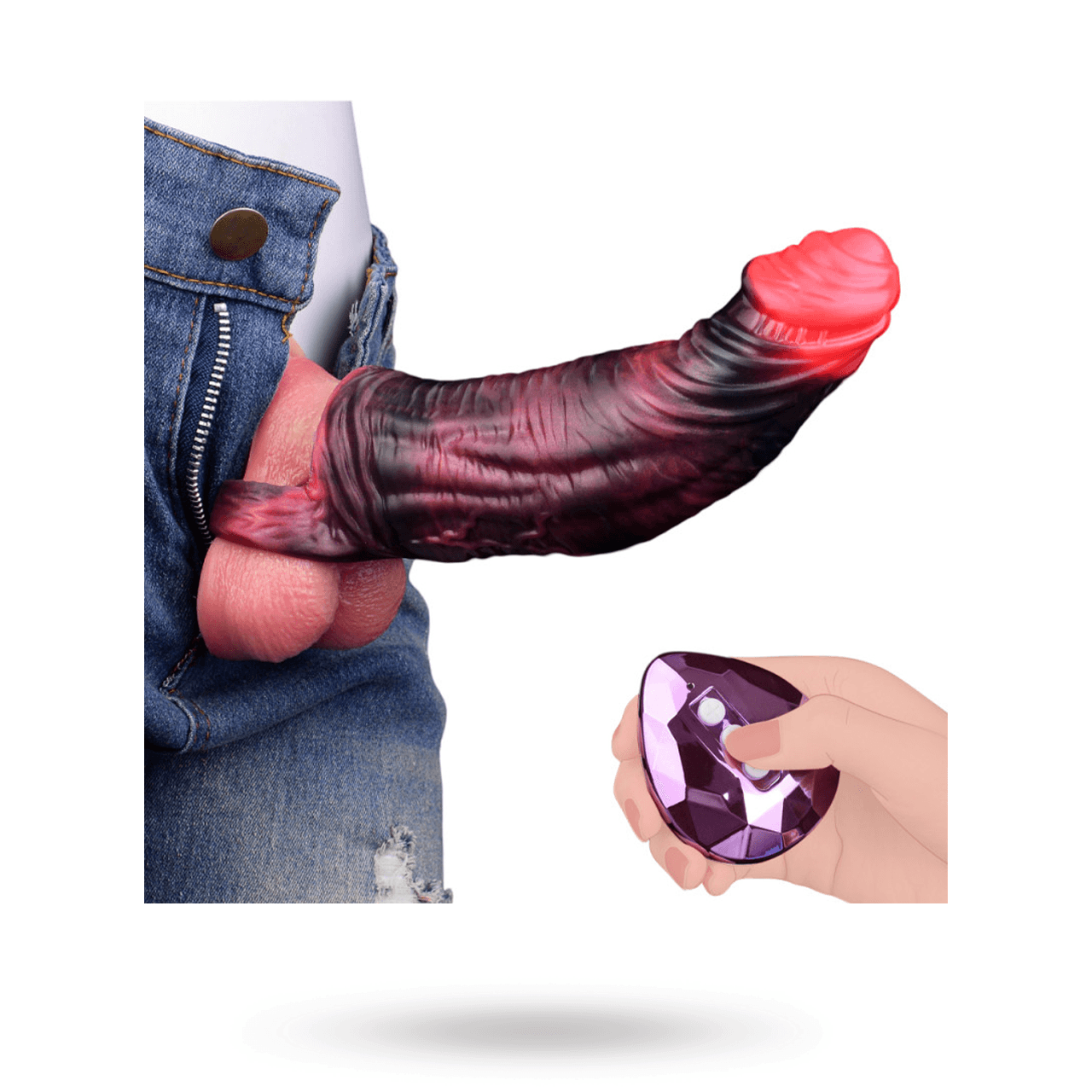 Crimtim Vibrating Penis Sleeve 18,5 cm