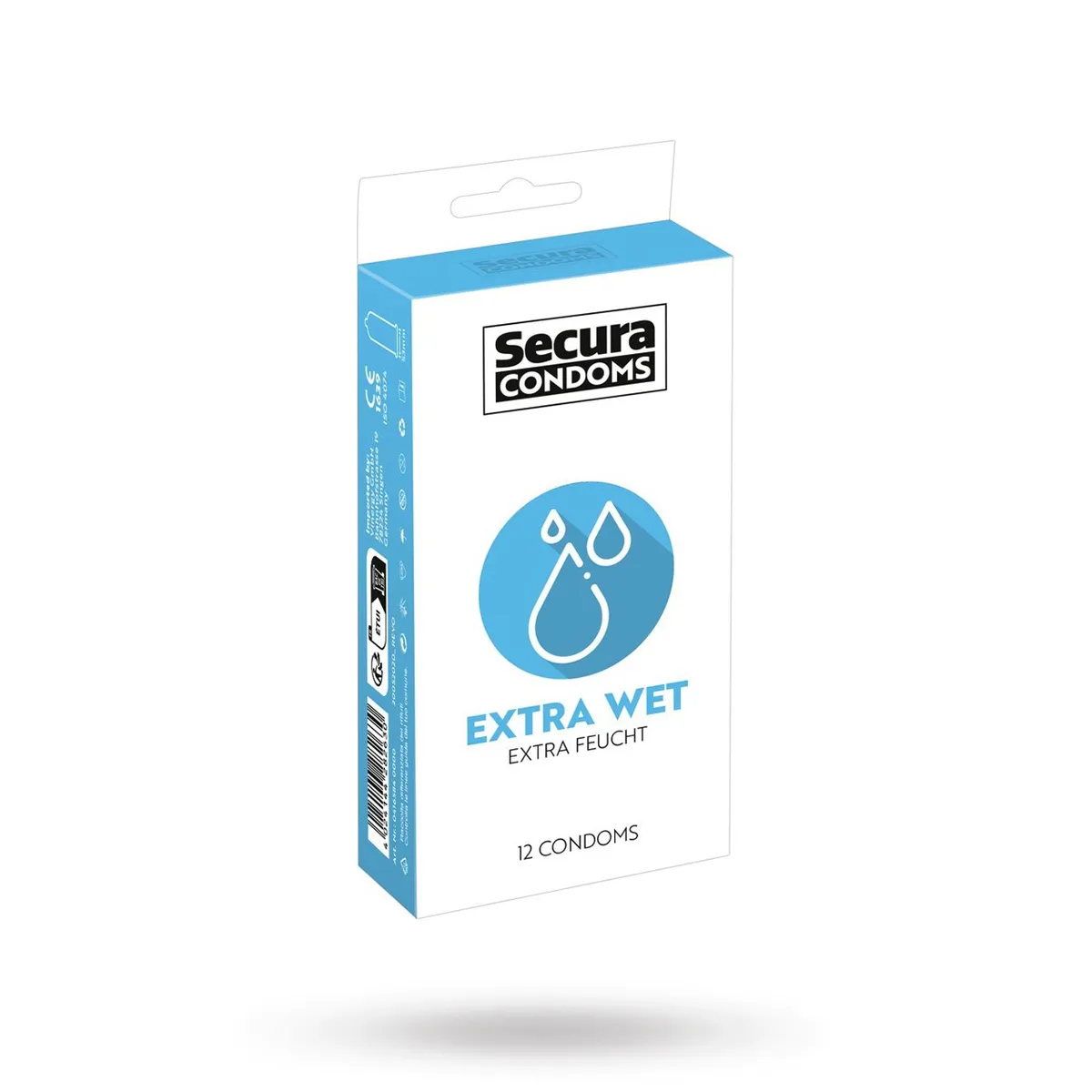 Secura: Extra Wet, Kondomer, 12-pack
