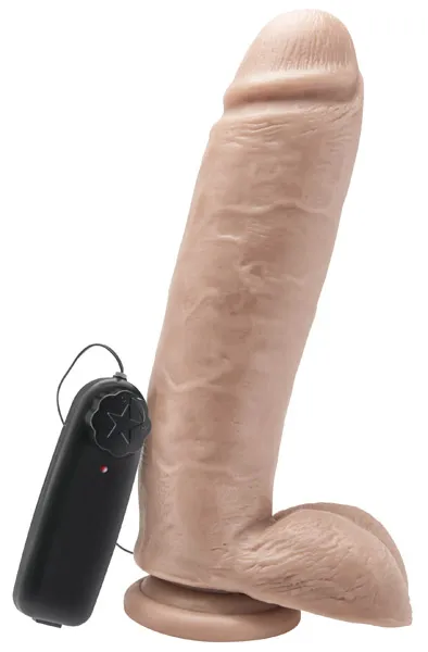 ToyJoy Dildo With Balls Vibrator 25,5 cm