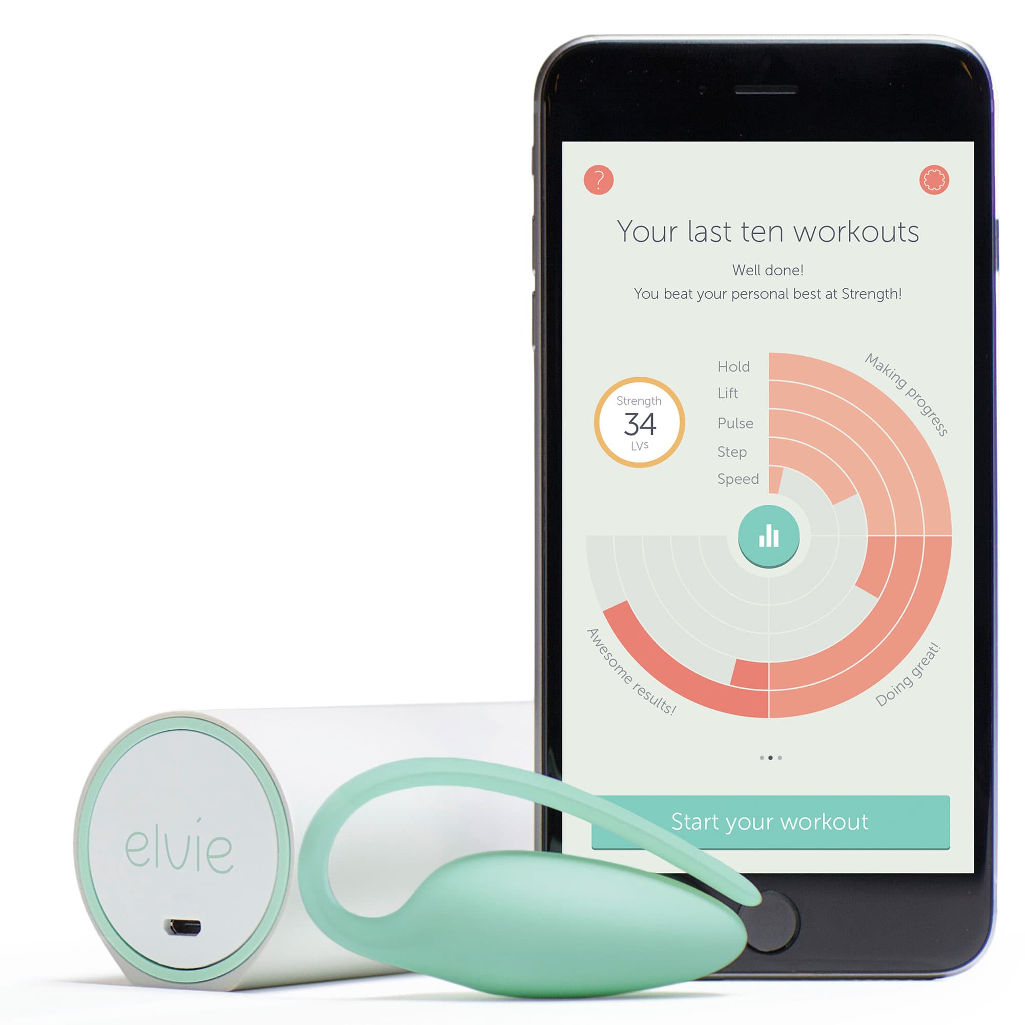Elvie Trainer - Appstyrd Bäckenbottentränare - PRISVINNARE