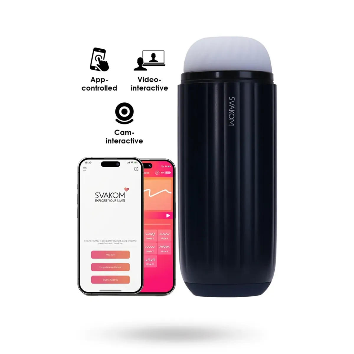 Svakom Connexion: Sam Neo 2, Interactive Suction Masturbator